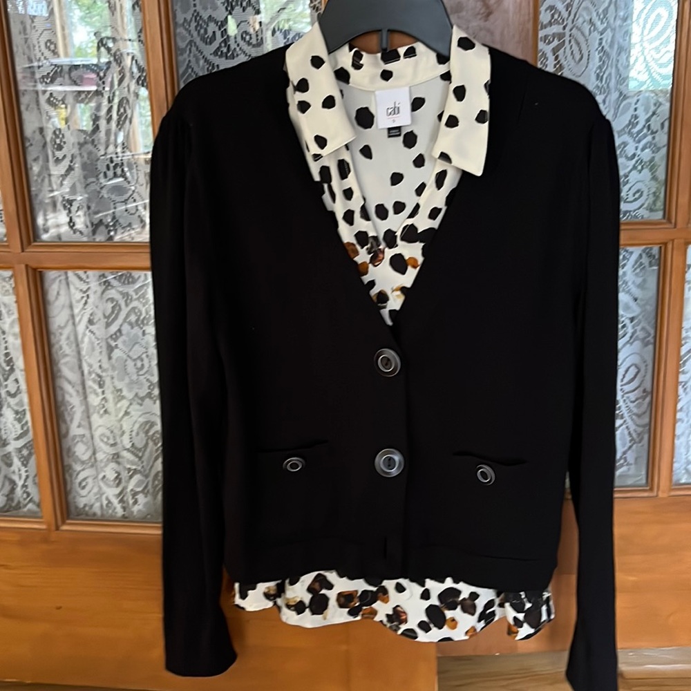 Cabi black cardigan